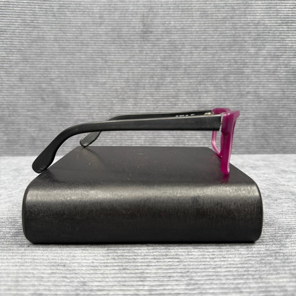 Carraro Eyewear Design 153 Purple Black Rectangular Y2k Frames Italy 55-15-140 - Picture 2 of 14